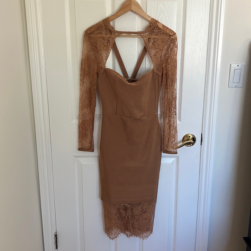 Beautiful lace bandage dress